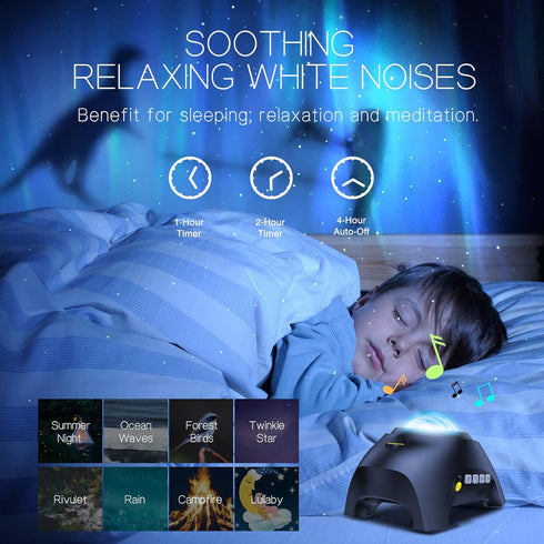 33 Northern Galaxy Light Aurora Projector with Light Effects, LED Star Projector for Bedroom Nebula Lamp, Remote