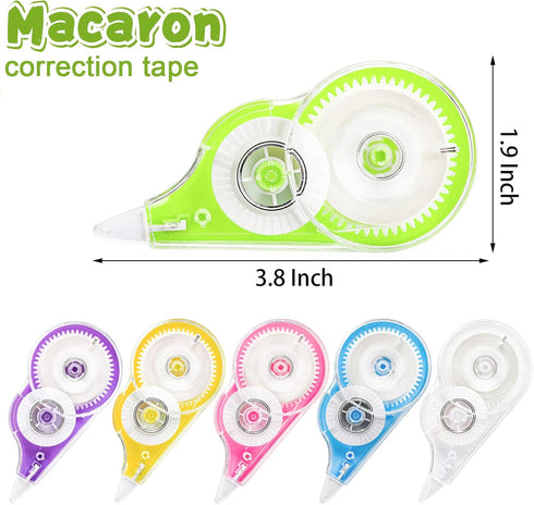 Nicunom 36 Pack Correction Tape, 39 Feet White Out Correction Tape with Easy to Use Applicator for Instant Corrections,