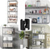30 Pack Black Wire Shelf Clips, 1 inch Plastic Shelving Clips for Wire Shelving System, Shelf Support Clips (15 Pairs)