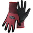 Boss Unisex Guardian Angel Dotted Nitrile Palm, Superior Grip, Abrasion Resistant, 1-Pack, Small (8444S), Purple/Red/Black