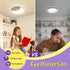 FAYOTAT 30W 3000K/4500K/6500K Nursery(15.75 Inch) Flush Mount Ceiling Light for Kids, Large Modern LED Ceiling Lights