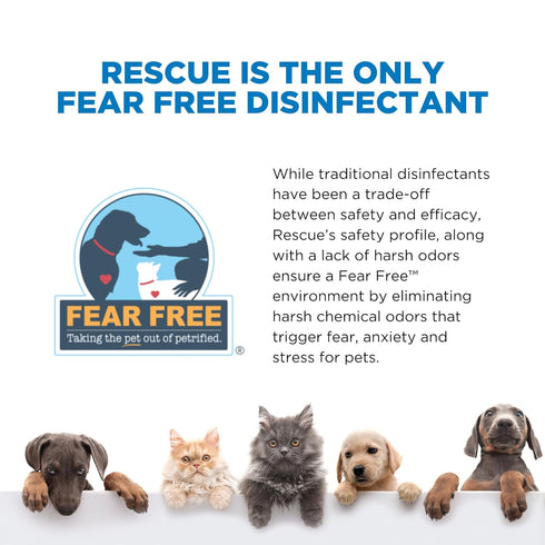 160-Count (Pack 1) REScue One-Step Disinfectant Cleaner & Deodorizer Wipes for Vet Use Cleaner for Kennels, Litter