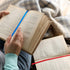 Outus 9 Pieces Bible Ribbon Bookmark, Multi Ribbon Page Markers with Colorful Ribbons for Books