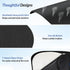 Tailbone ZIKEE Ergonomic Seat Cushion with Thigh Slope for Long Sitting, Memory Foam Office Chair Cushion for Car