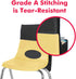 Black Chair Back Pocket Organizer, School Seat Storage Pocket with Label Slot and Multiple Pockets for Classroom