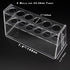 Acrylic Test Tube Holder Rack for 50ml Centrifuge Tubes Clear,Holds 21-26mm Tubes (50ml, 6 Wells)