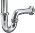 KEENEY 10488K 22-Gauge Sink Trap J-Bend, 1-1/2-Inch Chrome
