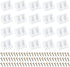 PATIKIL Plastic Corner Braces 0.75x0.75x1.3, 20 Pack L-Shape Bracket Right Angle Board