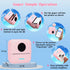Vicbear 12 Mini Portable Printer, Inkless Sticker Printer with Rolls Paper, Thermal