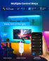 9.84ft 32-43 Inch 44 LED Lights for TV, RGB+IC TV Lights Backlight Strip Behind, with Scene Modes, Bluetooth APP