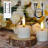 1.6" x2.5" 9pcs Yeelida Rechargeable Flameless Tea Light Candles with Remote & Type-C Charging Cable, Timer LED