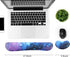 Wrist Rest for Computer Keyboard and Mouse Pad Support, Ergonomic Memory Foam Set for Typing Relief