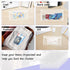 GoodSing 12 Pack Clear Plastic Envelopes A6, Reusable Document File Organizer with Snap Closure for School Home Office,