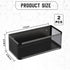 Blulu 2 Pcs Magnetic Pegboard Baskets, Metal Pegboard Wall Organizer Shelves for Kitchen Office Craft Storage