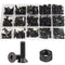 Flat Hex Socket Head Cap Screws, Metric Thread, 500pcs Alloy Steel Fastener Hardware Assortment