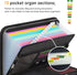 Tamfile Fireproof Accordion File Organizer with Handle, 13 Pocket Transparent Expanding Folder for Letter A4 Files