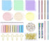 sportsvoutdoors Bible Study Supplies, Christian Gifts for Women, Highlighter Set with Ballpoint Pen, Sticky Notes
