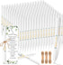 Tenceur 150 Sets Bridal Shower Pens, Thank You Cards with Twine, Retractable Ballpoint Pen Wedding Favors, Black Ink