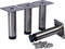 HUAYY Furniture Adjustable Legs 4 inches(Nickel-Plated,4 Sets),Suitable for Modern Ottoman Style Furniture