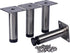 HUAYY Furniture Adjustable Legs 4 inches(Nickel-Plated,4 Sets),Suitable for Modern Ottoman Style Furniture