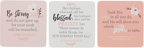 Christian Art Gifts Scripture Prayer Cards in Tin | Love Notes for Mom – 50 Double Sided Cards
