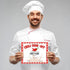 96 Commendation, Tenceur Pcs Chili Cook Off Supplies Include Certificate of Voting Cards and Self Adhesive Number