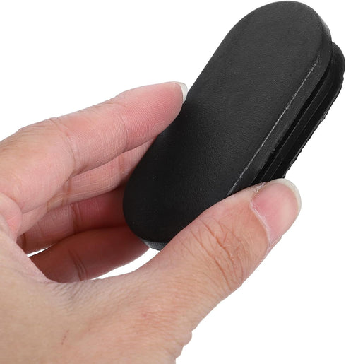 20pcs ABOOFAN Oval Chair Leg Floor Protectors Plastic End Caps Furniture Leg Covers for Table and Chair Feet Pads, Oval