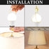 4.2" Bulb Adapte(1 (H:4.2" W2.1") GO&SO Small Clip On Lamp Holder,Lamp Shade Light Clip Pc,Gold),Lamp Finials