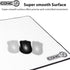 XL Extended Gaming Mouse Pad/Mat 34"x14" (White), Large Wide Desk Cloth Mousepad, Non Slip Base