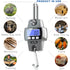 300kg / 660lb Portable Digital Crane Scale with Hooks, High Accuracy Game Scale, Heavy Duty Electronic Hanging Scale for Farm Hunting Fishing and Weighing Lugggage (Black)