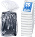 Oqqlin 10 Pack 40 x 60 Inch Extra Large Clear Plastic Bags, 3.9