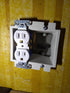iMBAPrice BE2-5 (2-Gang) Electrical Power Outlet Box Extender, White, 5-Pack