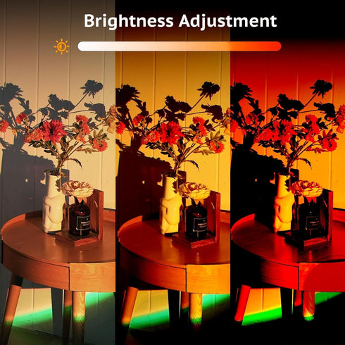 Molemyn Sunset 21 Sunset 180 Lamp Projector with APP Control - Color Changing LED Light, Adjustable for Photography