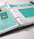 Office Depot Classic-Style Magnetic-Strap Binder, 1 1/2in. Rings, Assorted Colors