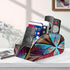 YAPISHI Remote Control Holder, 5 Compartments Caddy for Table, Nightstand Organizer for Remotes and Office Supplies