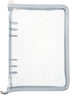 STOBOK A6 Binder Cover 6-Ring Clear Transparent PVC Notebook Folder Cover with Zipper Closure Loose Leaf Binder Protector for Meeting Travel Office by STOBOK