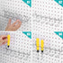 6 Pcs Pegboard Screwdriver Holders, Stainless Steel Tool Utility Hooks for Shop Store Display - Silver