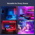 FBY 200 (2 100 FT Led Lights for Bedroom Rolls FT), Music Synchronized Smart Led Strip Lights, Ultra Long with Remote