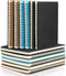 EUSOAR Spiral Ruled Notebook - A5 12 Packs, 5.5" x 8.3", 120 Pages Lined Travel Writing Notebooks, 3 Colors Covers