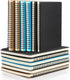 EUSOAR Spiral Ruled Notebook - A5 12 Packs, 5.5" x 8.3", 120 Pages Lined Travel Writing Notebooks, 3 Colors Covers