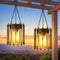 KOOPER Solar Lanterns Outdoor Waterproof, Upgraded Bright Hanging Solar Lights Outdoor Lanterns