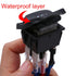 TWTADE Momentary Polarity Reverse Switch - Waterproof DC 12V 10A Control Motor for Hoist, Crane, 6 Pin Rocker Toggle