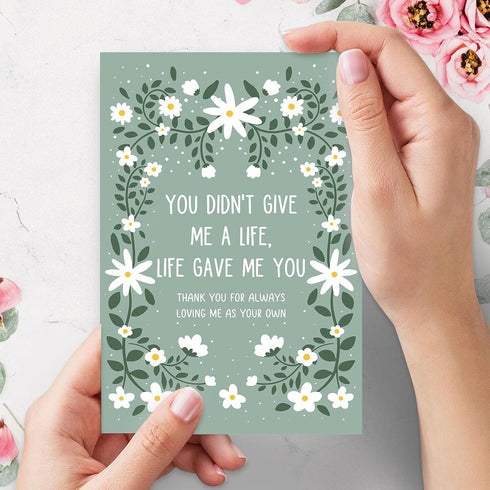 Bablira Heartfelt Mothers Day or Fathers Day Card, Thank You Card Gift for Mom Dad Grandma Grandad, Sweet Birthday Gift