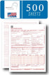 CMS 1500 500 1500 02/2012 Claim Forms - Sheets | New Version HCFA Revision | Laser & Inkjet Compatible Health Insurance