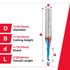 Amana Tool 51411-K Solid Carbide CNC Spektra Extreme Tool Life Coated Spiral 'O' Flute