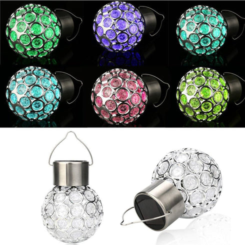 1 Pack, IP44, Rotatable Solar Outdoor LED Round Ball Lights, Multicolor, Waterproof, Modern Style, Ideal for Patio