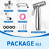 Neween Handheld Toilet Bidet Sprayer for Toilet-Adjustable Water Pressure Control with Bidet Hose for Feminine Wash