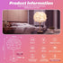 9W 800LM Dimmable Smart Touch Control Bedside Table Feather Lamp Night Light with USB Charging for Girl, Baby, Alexa