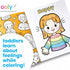 OOLY Coloring Book for Toddlers - Fun Activity Coloring Pages with 31 Perforated Pages 8"x10", Great Kid's Activities