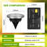 16 Pack PATIOWIN Mini Solar Ground Lights, Solar Powered Pathway Lights, Waterproof Outdoor Light for Garden, Driveway